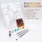 Greentek; 8x10 Pre-Drawn Canvas Painting Kit for Adults – Sip & Paint Set with Acrylic Paints, Brushes & Palette | DIY Date Night Party Favor Art Kit for Beginners & Outdoor Activities; Category:Canvas Painting Kits; Image:5